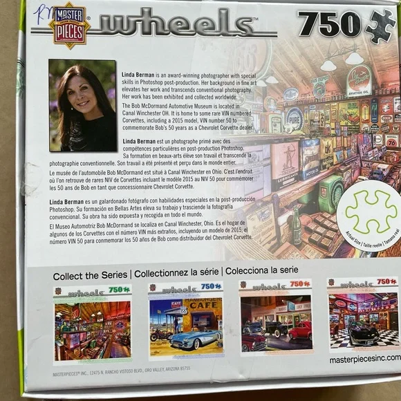 Master Pieces - 750 piece puzzle - wheels - Picture 4 of 4